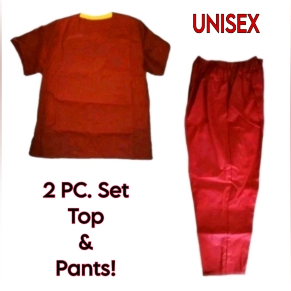 SALE! 2XL Scrubs 2PC Set. Hospital Factory Inmate Prison Convict Uniform. Unisex